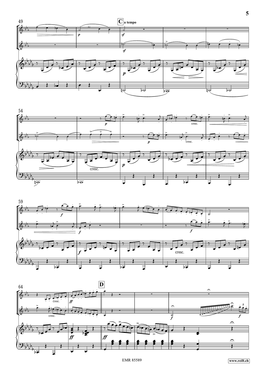 Concertpiece No. 2 by Felix Bartholdy Mendelssohn Cornet - Sheet Music page 5