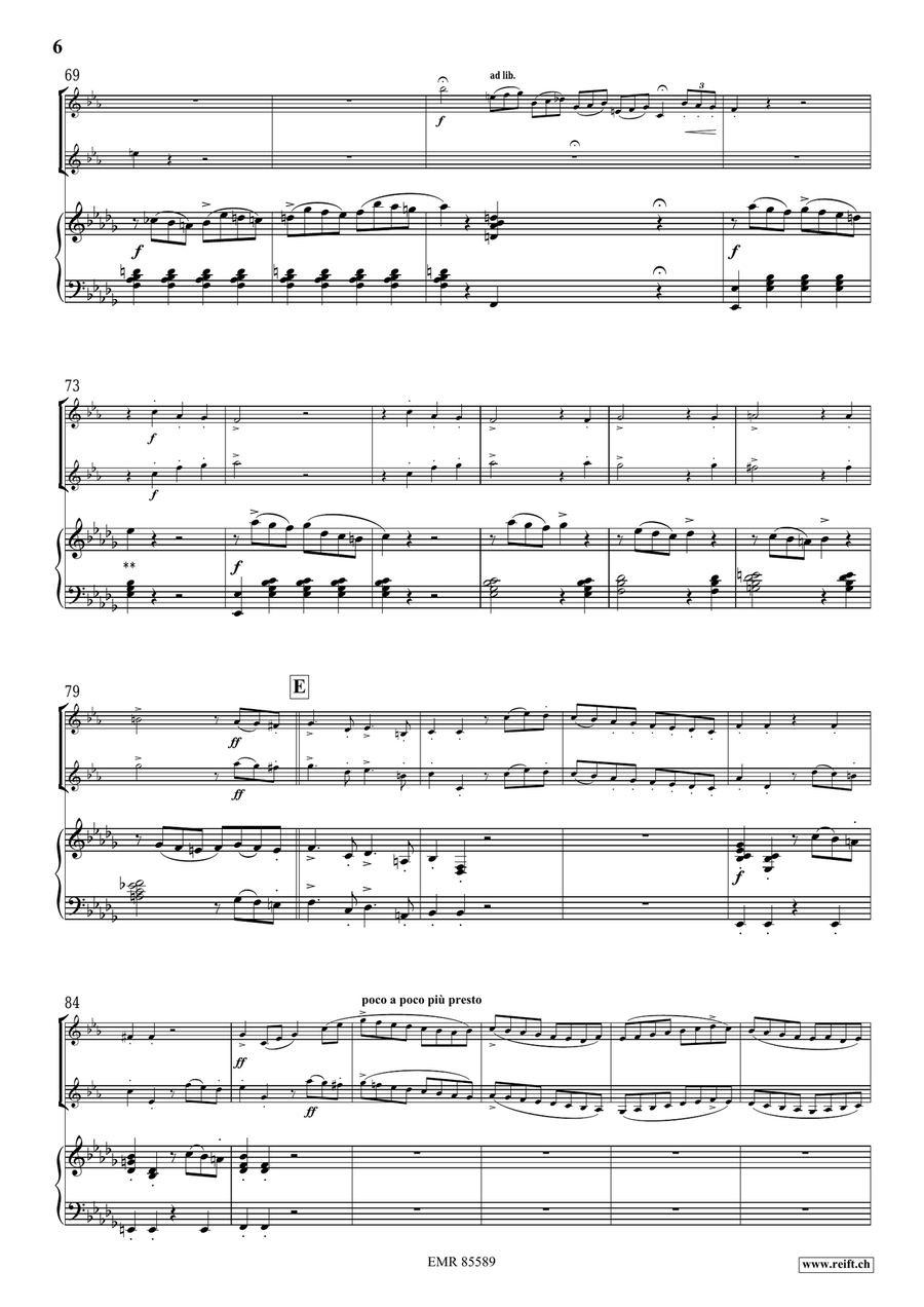 Concertpiece No. 2 by Felix Bartholdy Mendelssohn Cornet - Sheet Music page 6