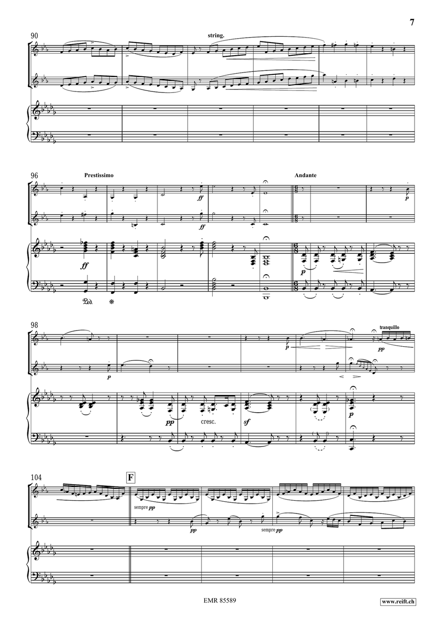 Concertpiece No. 2 by Felix Bartholdy Mendelssohn Cornet - Sheet Music page 7