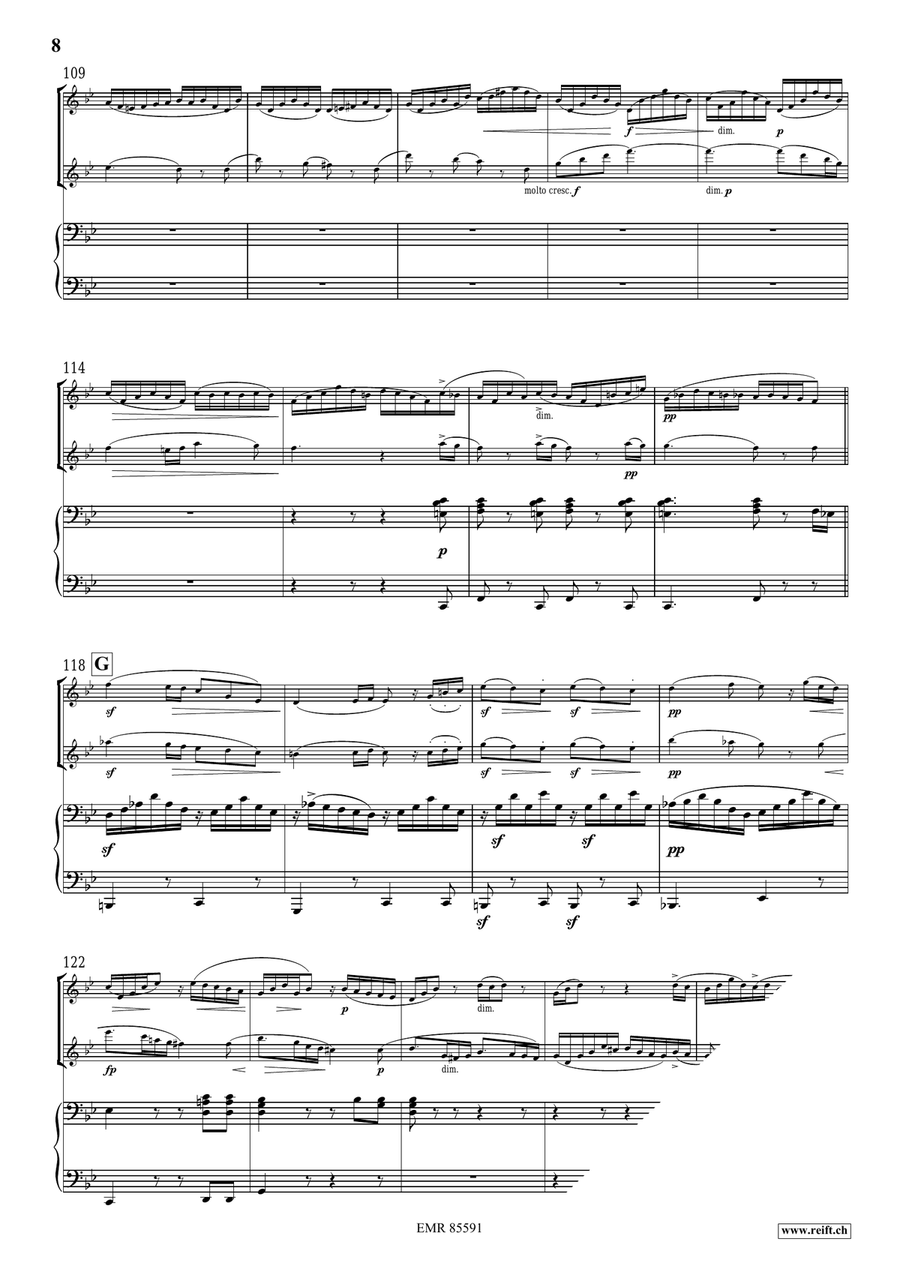 Concertpiece No. 2 by Felix Bartholdy Mendelssohn Flute Duet - Sheet Music page 8