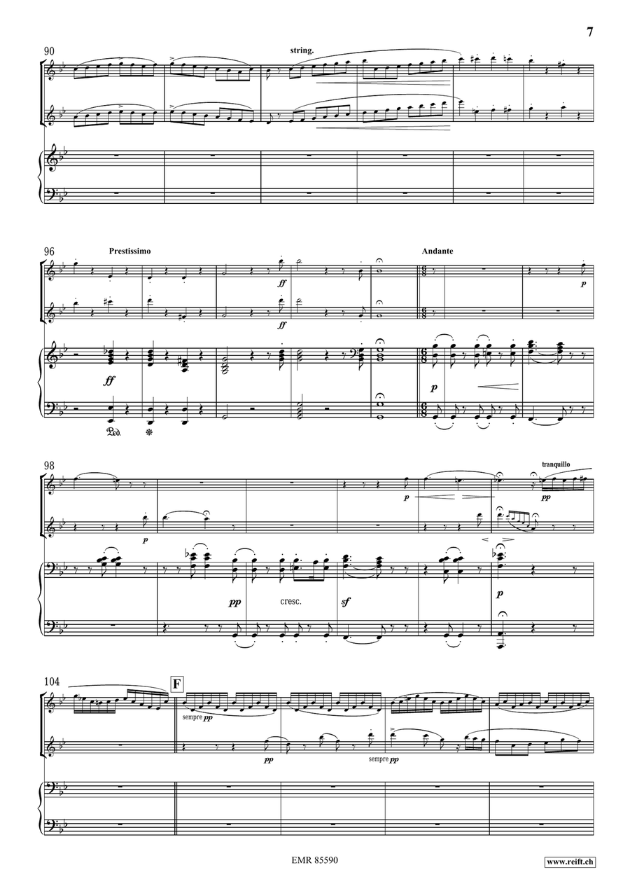 Concertpiece No. 2 by Felix Bartholdy Mendelssohn Piccolo - Sheet Music page 7