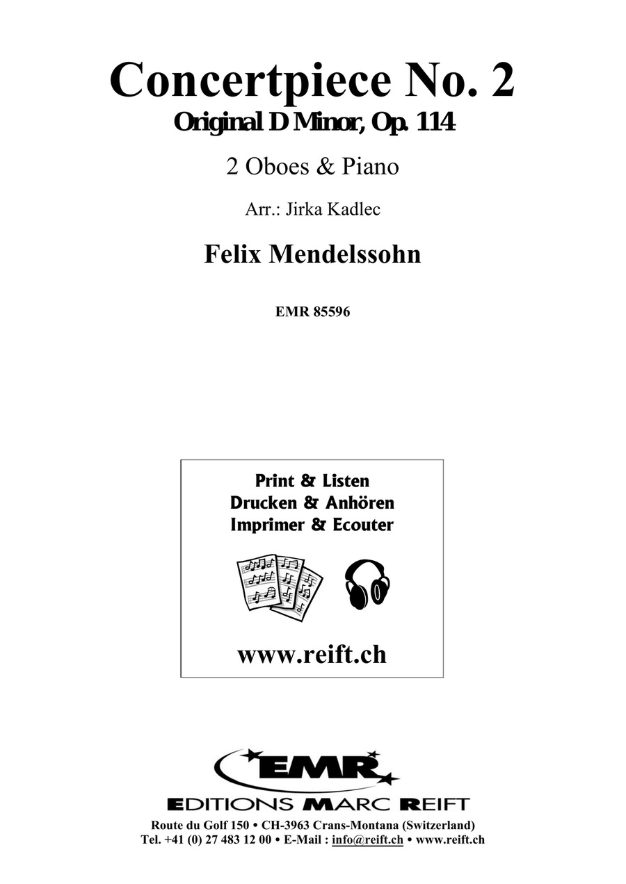 Concertpiece No. 2 by Felix Bartholdy Mendelssohn Piano Accompaniment - Sheet Music page 2