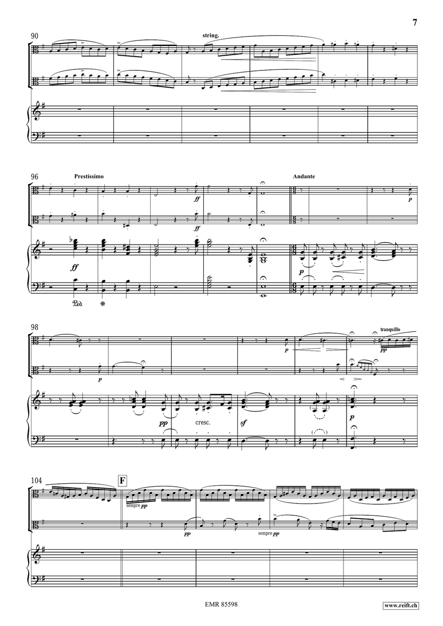 Concertpiece No. 2 by Felix Bartholdy Mendelssohn Viola - Sheet Music page 7