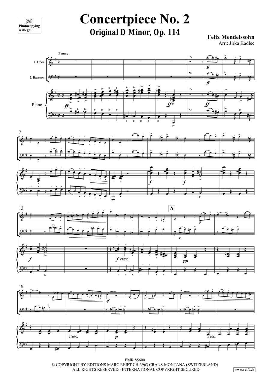 Concertpiece No. 2 Concertpiece No. 2 Bassoon scores gallery preview page 3