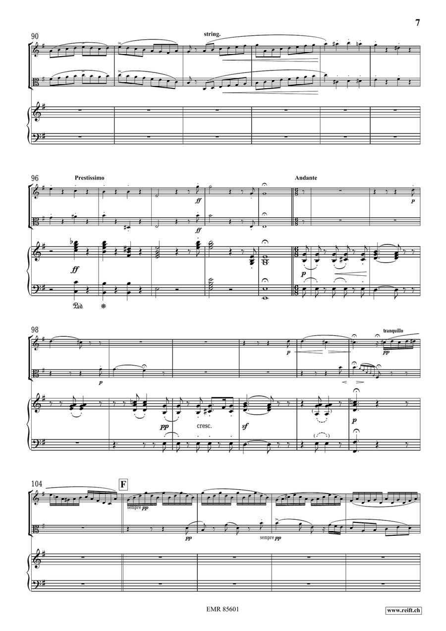 Concertpiece No. 2 by Felix Bartholdy Mendelssohn Viola - Sheet Music page 7