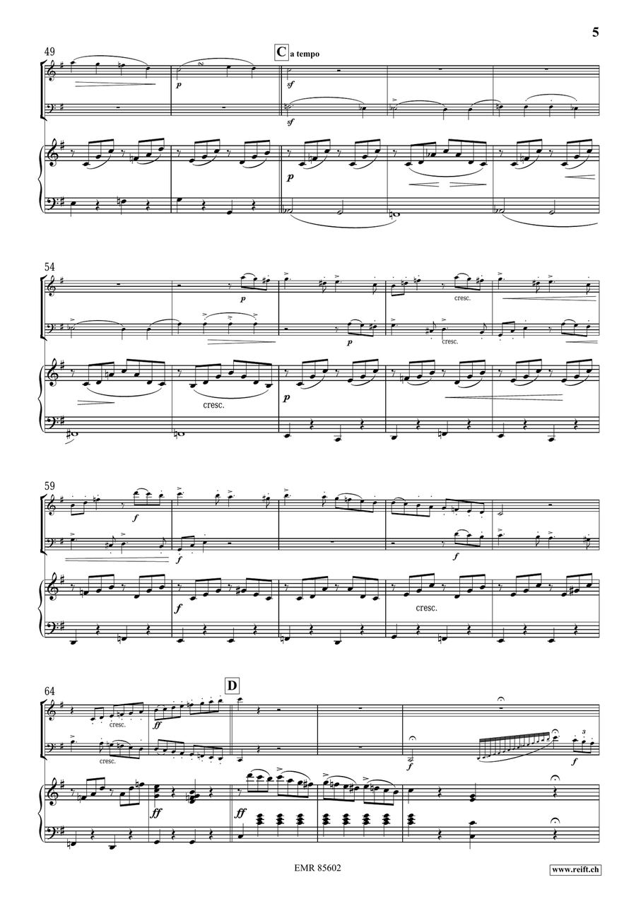 Concertpiece No. 2 by Felix Bartholdy Mendelssohn Piano Trio - Sheet Music page 5