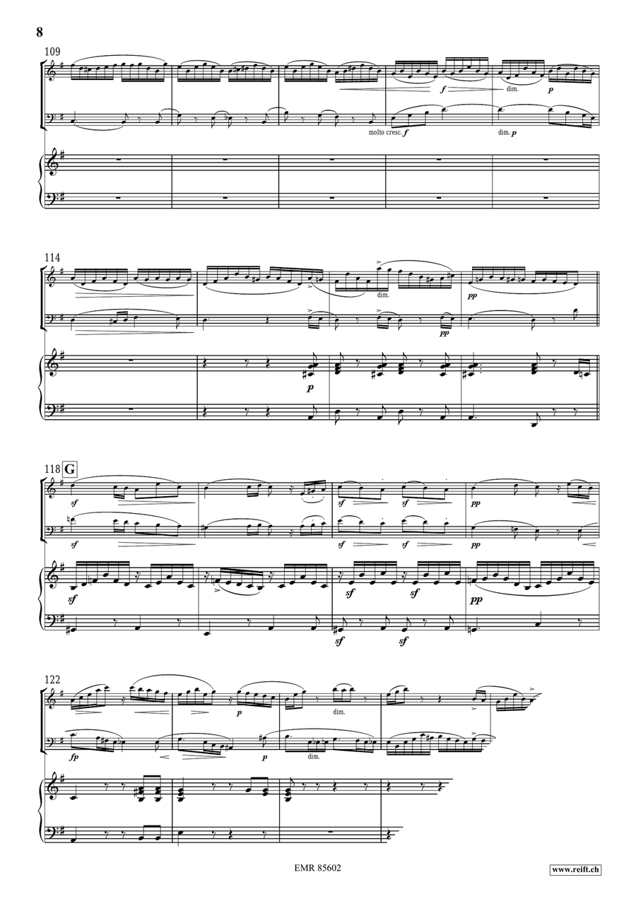 Concertpiece No. 2 by Felix Bartholdy Mendelssohn Piano Trio - Sheet Music page 8