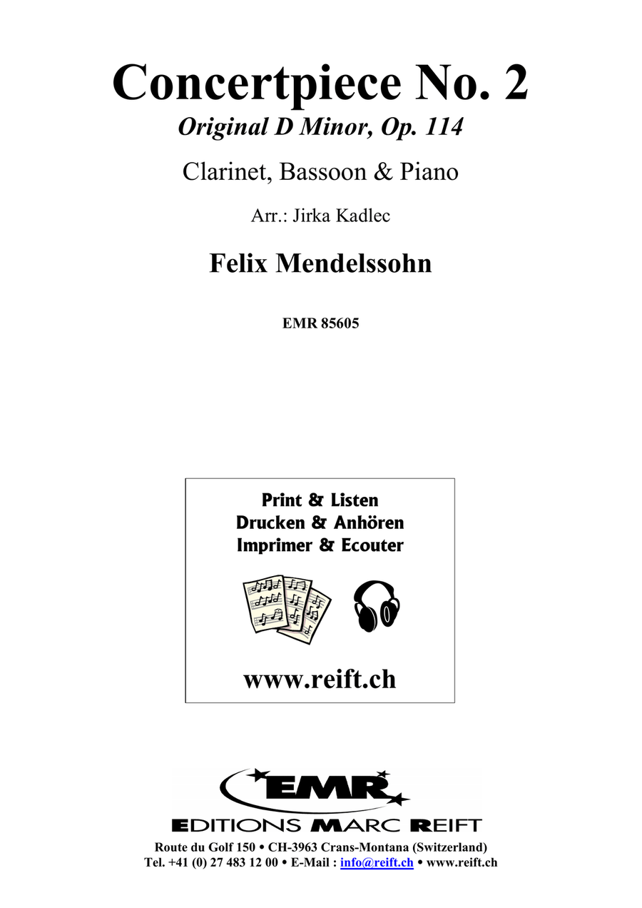 Concertpiece No. 2 by Felix Bartholdy Mendelssohn Bassoon - Sheet Music page 2