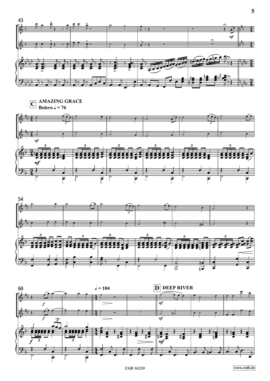 Gospel Gospel Alto Saxophone scores gallery preview page 6