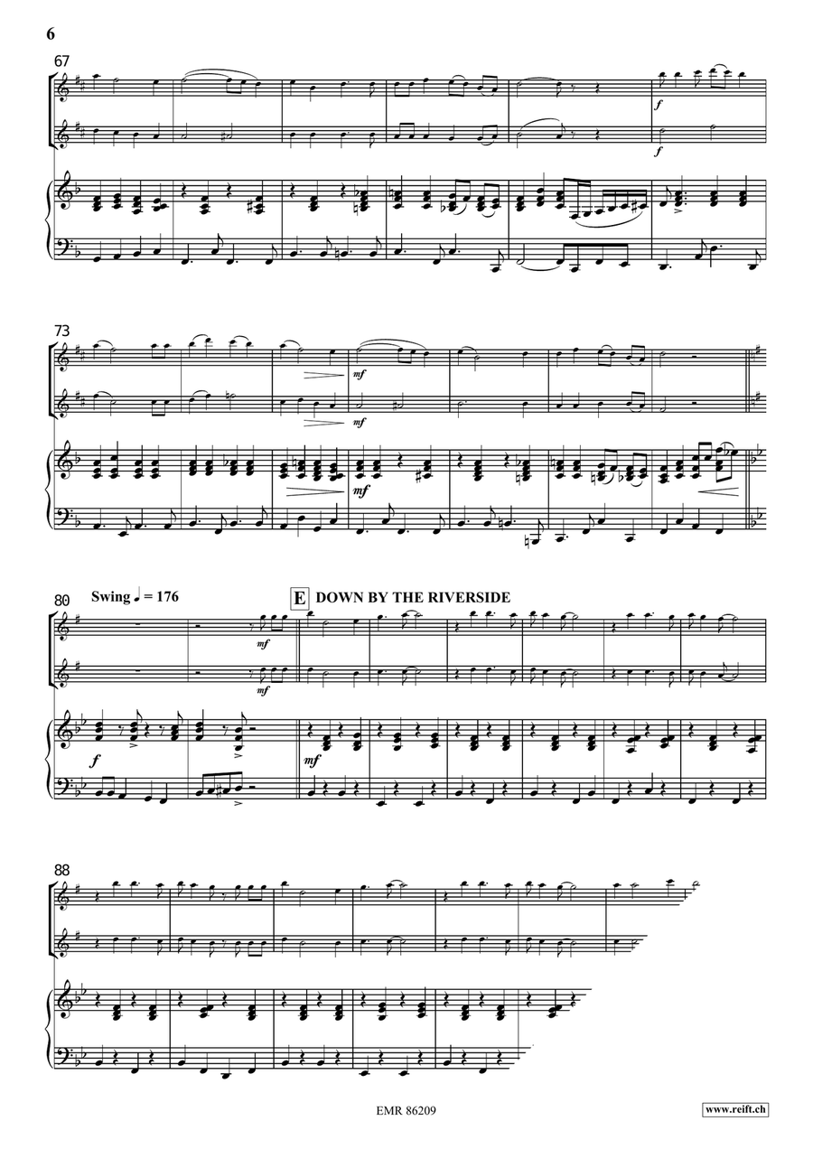 Gospel Gospel Alto Saxophone scores gallery preview page 7