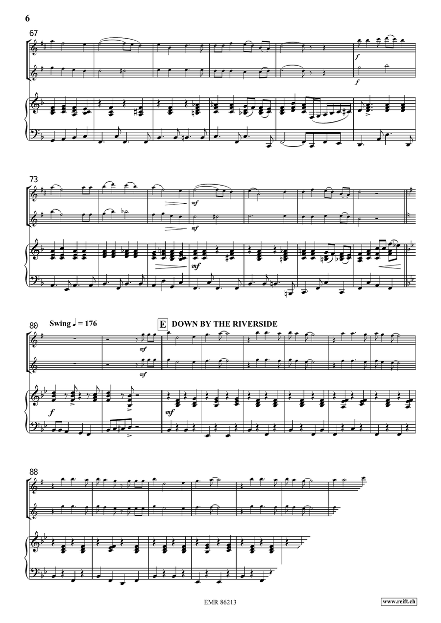 Gospel Gospel Tenor Saxophone scores gallery preview page 7