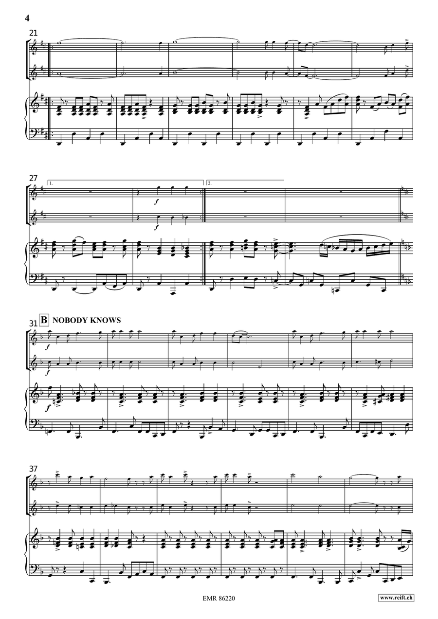 Gospel Gospel Violin scores gallery preview page 5