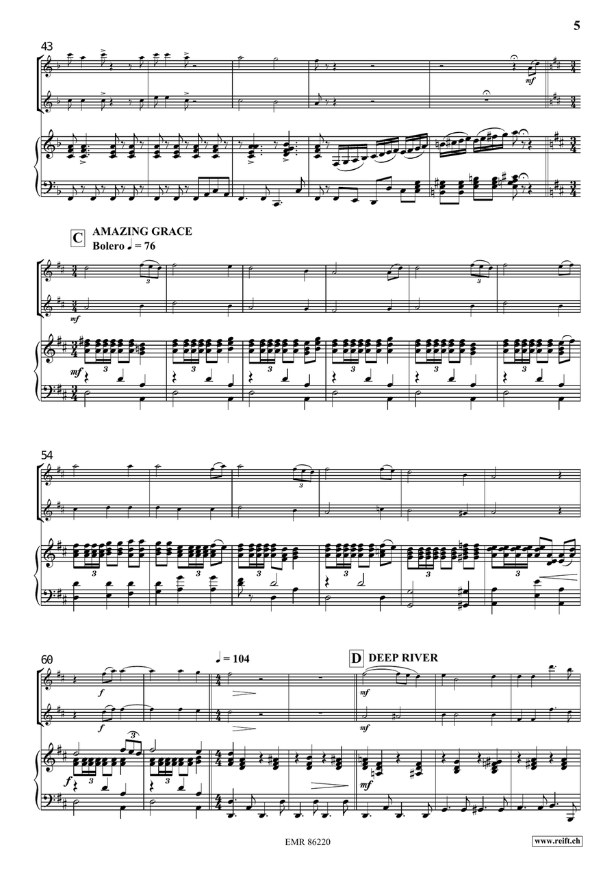 Gospel Gospel Violin scores gallery preview page 6