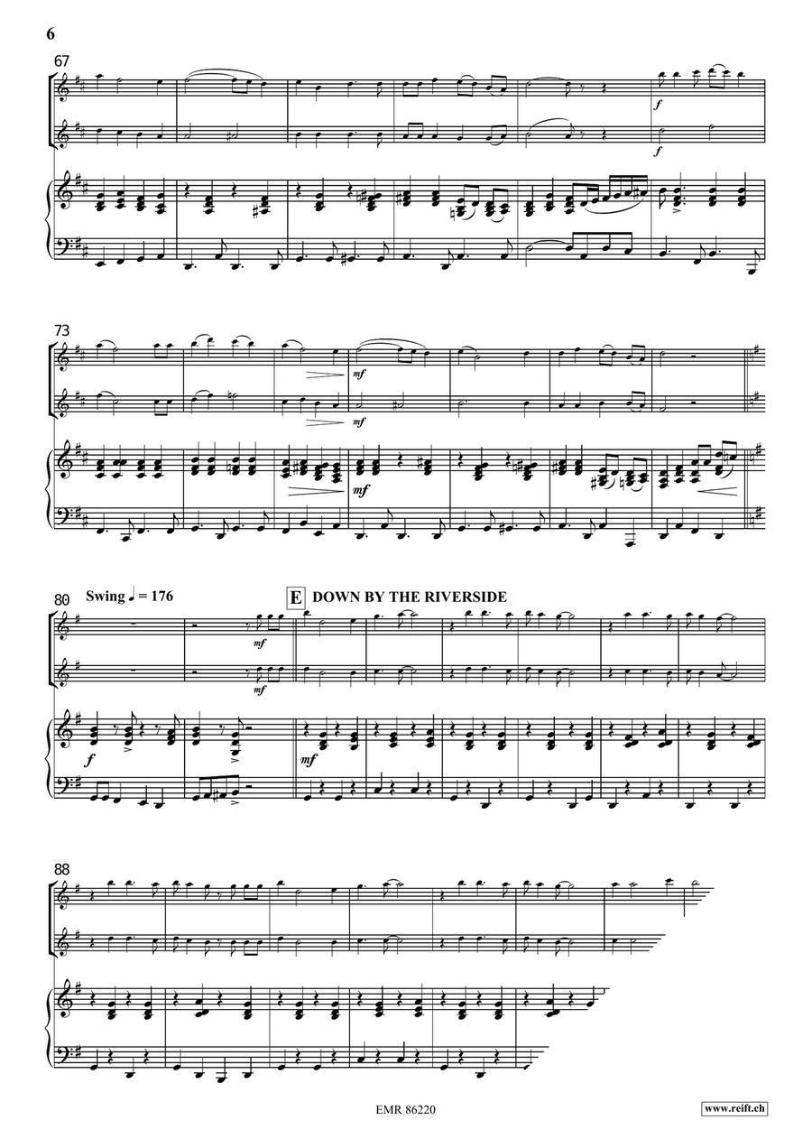 Gospel Gospel Violin scores gallery preview page 7