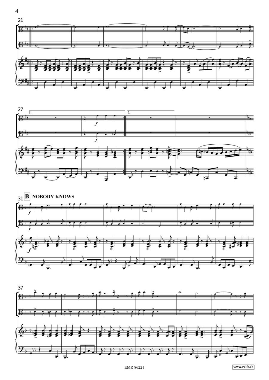 Gospel Gospel Viola scores gallery preview page 5