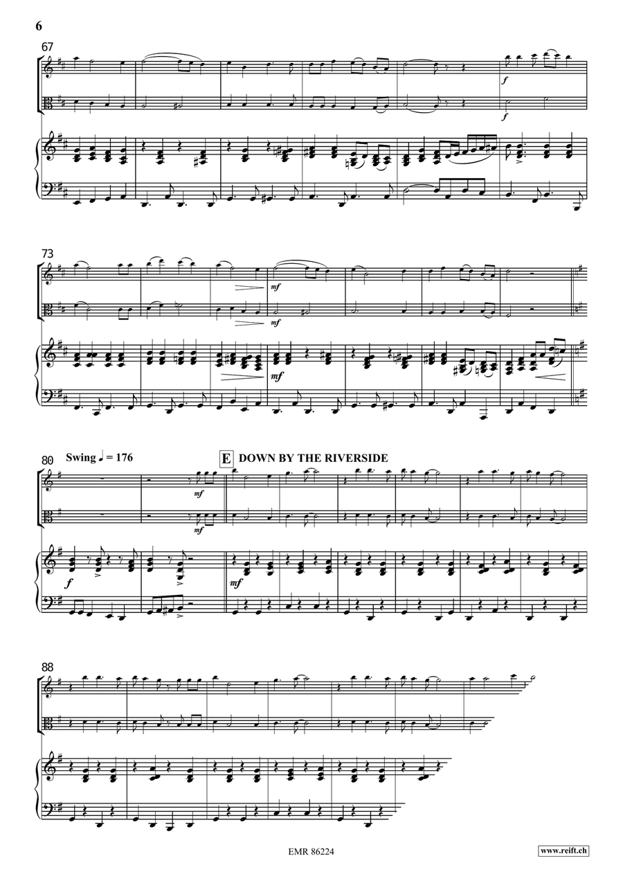 Gospel Gospel Viola scores gallery preview page 7