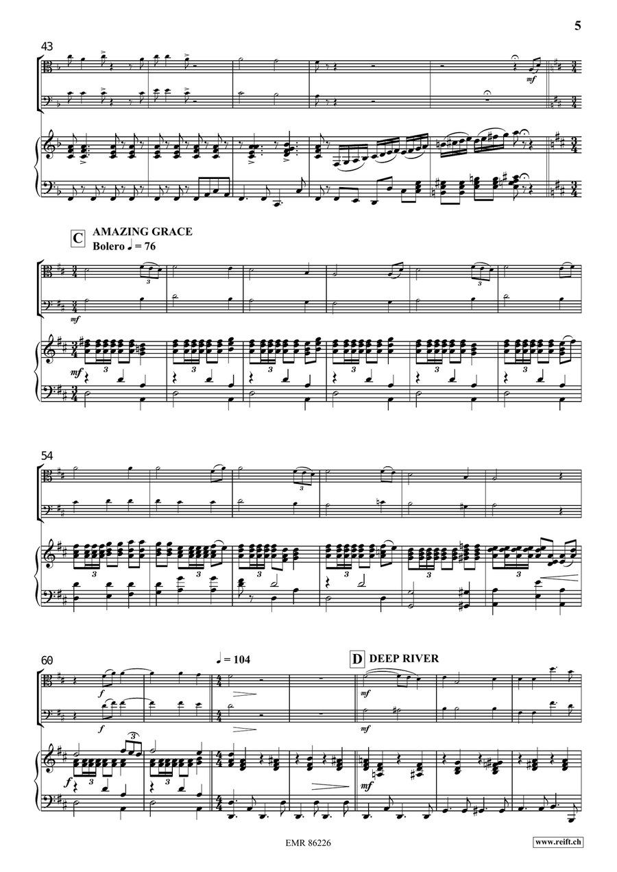 Gospel Gospel Cello scores gallery preview page 6