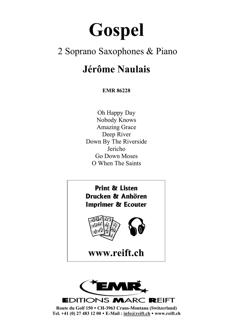 Gospel Gospel Soprano Saxophone scores gallery preview page 2