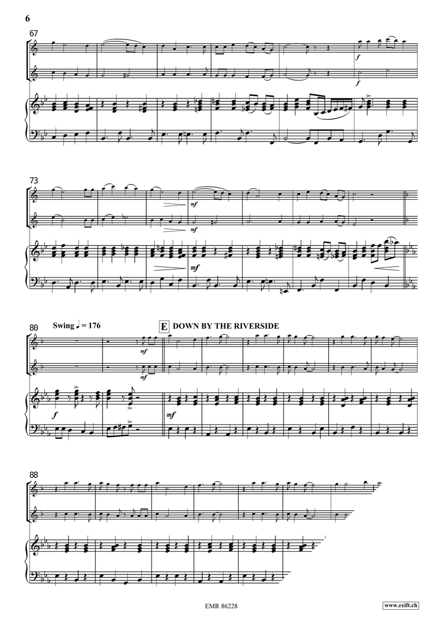 Gospel Gospel Soprano Saxophone scores gallery preview page 7