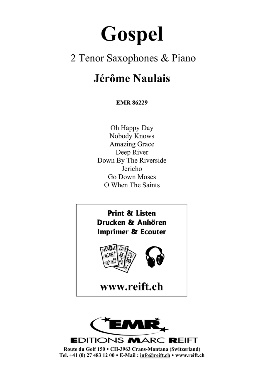 Gospel Gospel Tenor Saxophone scores gallery preview page 2