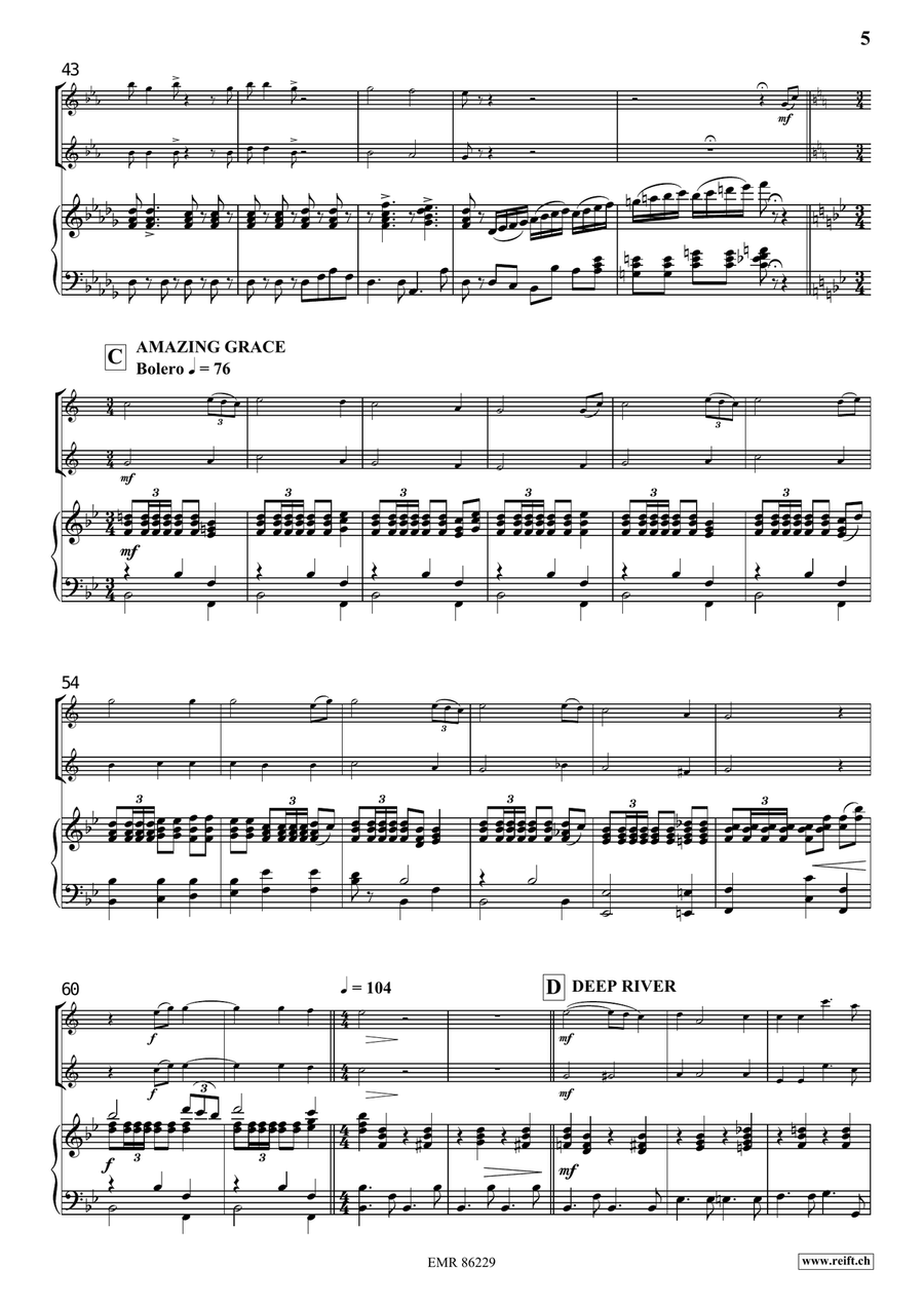 Gospel Gospel Tenor Saxophone scores gallery preview page 6