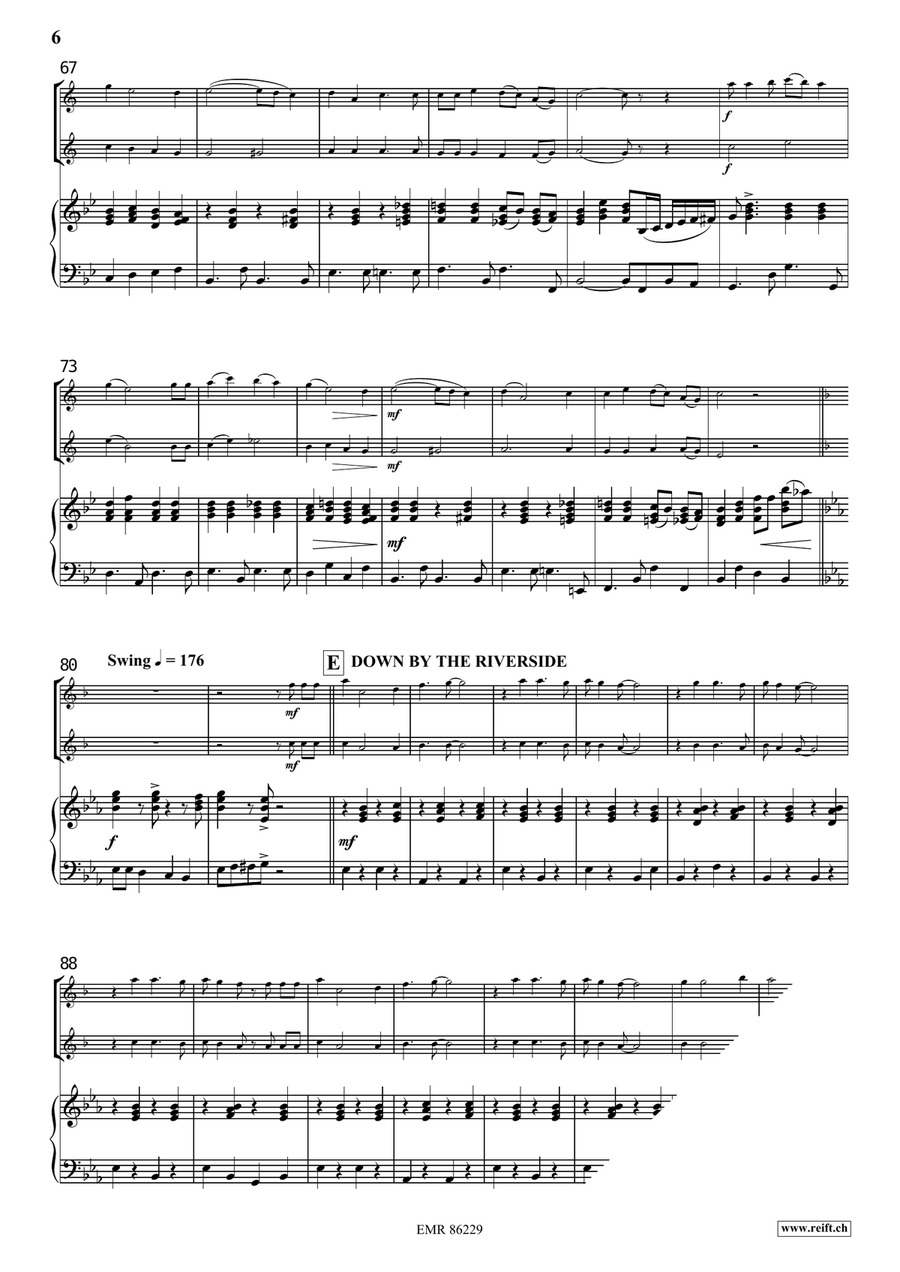 Gospel Gospel Tenor Saxophone scores gallery preview page 7
