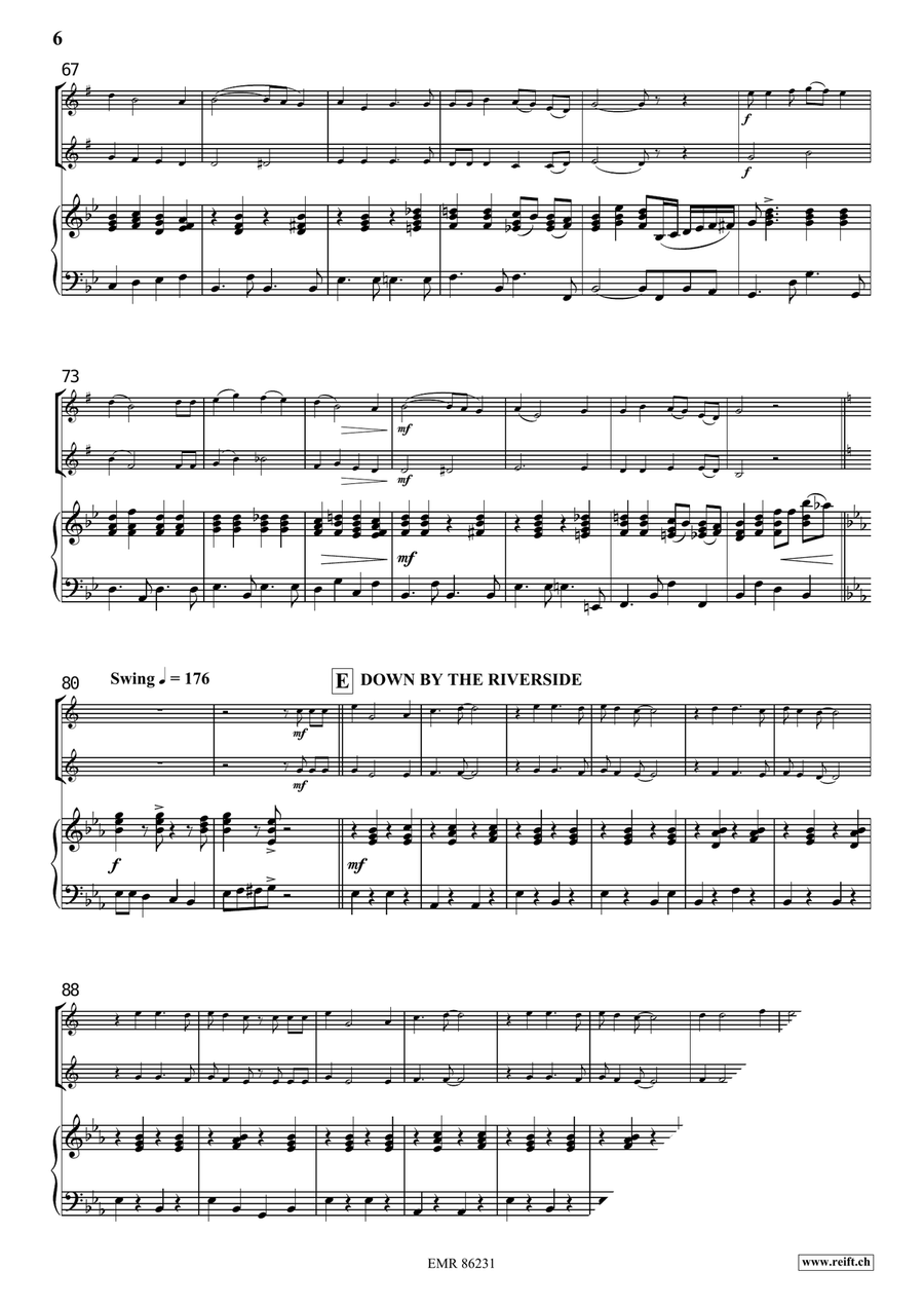 Gospel Gospel Horn scores gallery preview page 7