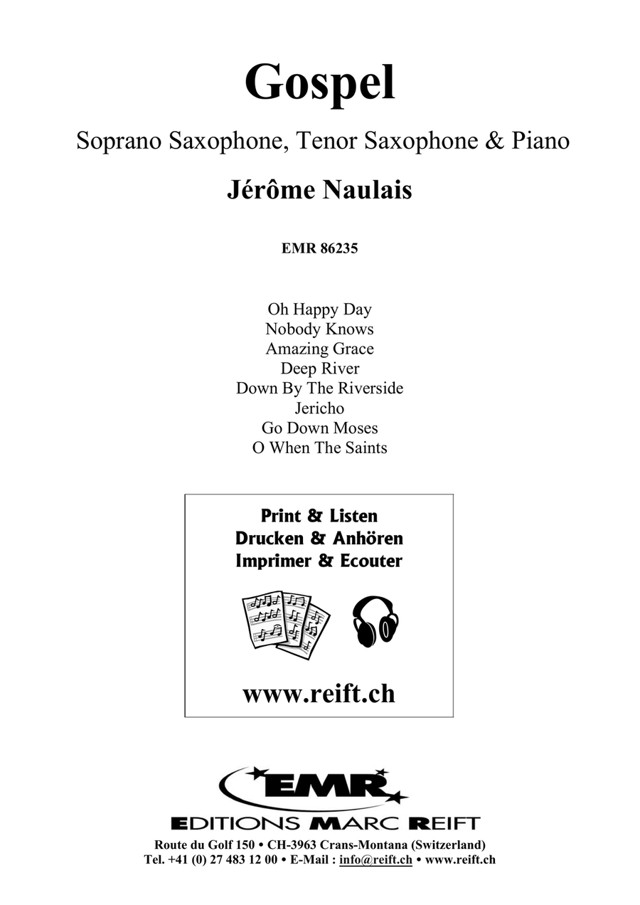 Gospel Gospel Tenor Saxophone scores gallery preview page 2