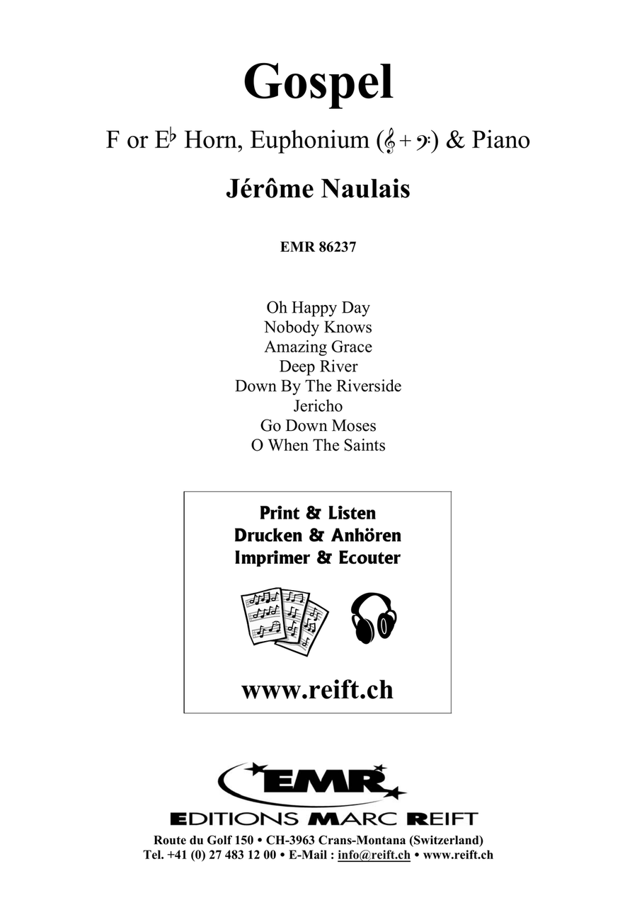 Gospel Gospel Euphonium scores gallery preview page 2