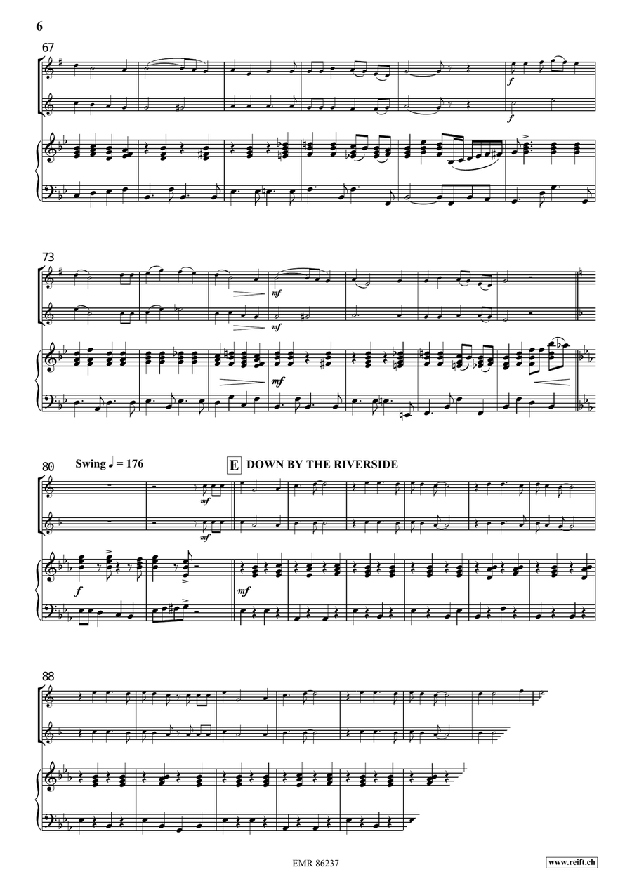 Gospel Gospel Euphonium scores gallery preview page 7