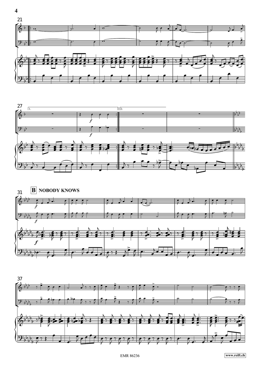 Gospel Gospel Horn scores gallery preview page 5
