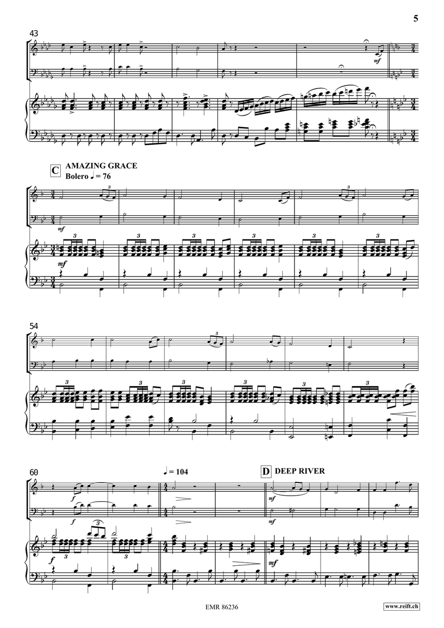 Gospel Gospel Horn scores gallery preview page 6