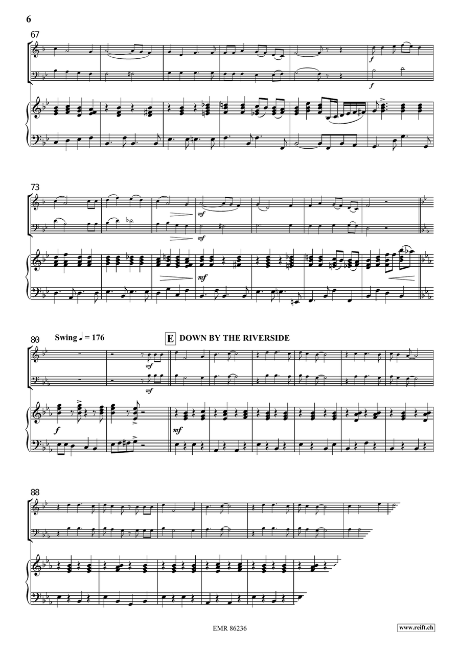 Gospel Gospel Horn scores gallery preview page 7