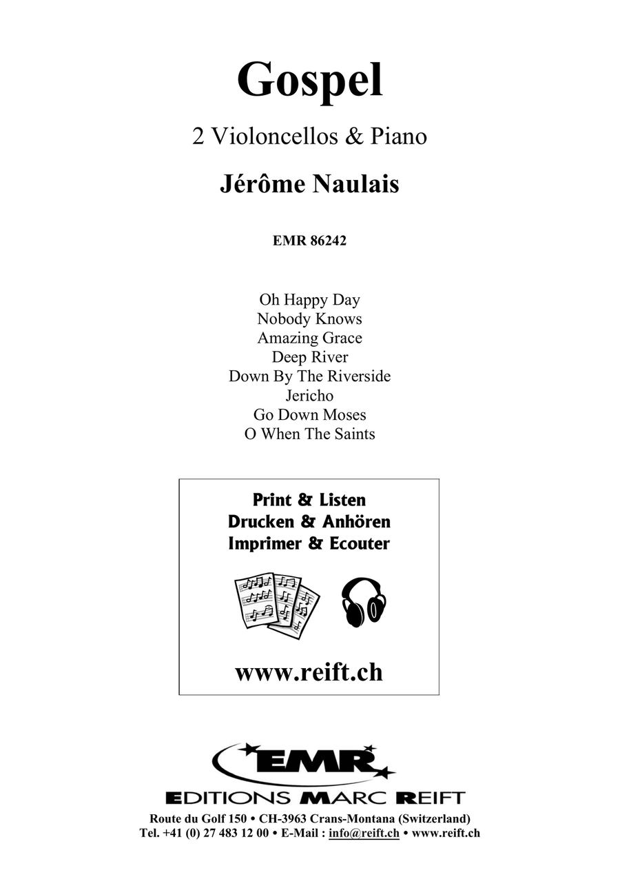 Gospel Gospel Cello scores gallery preview page 2