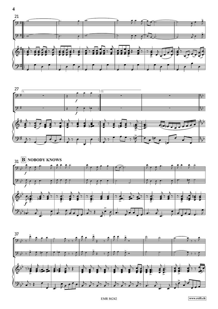Gospel Gospel Cello scores gallery preview page 5