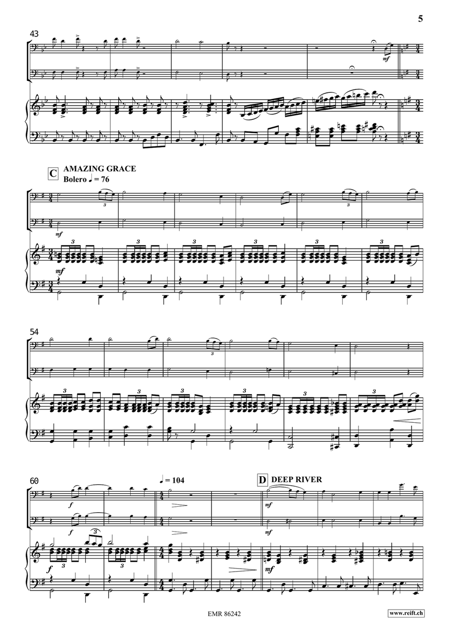 Gospel Gospel Cello scores gallery preview page 6