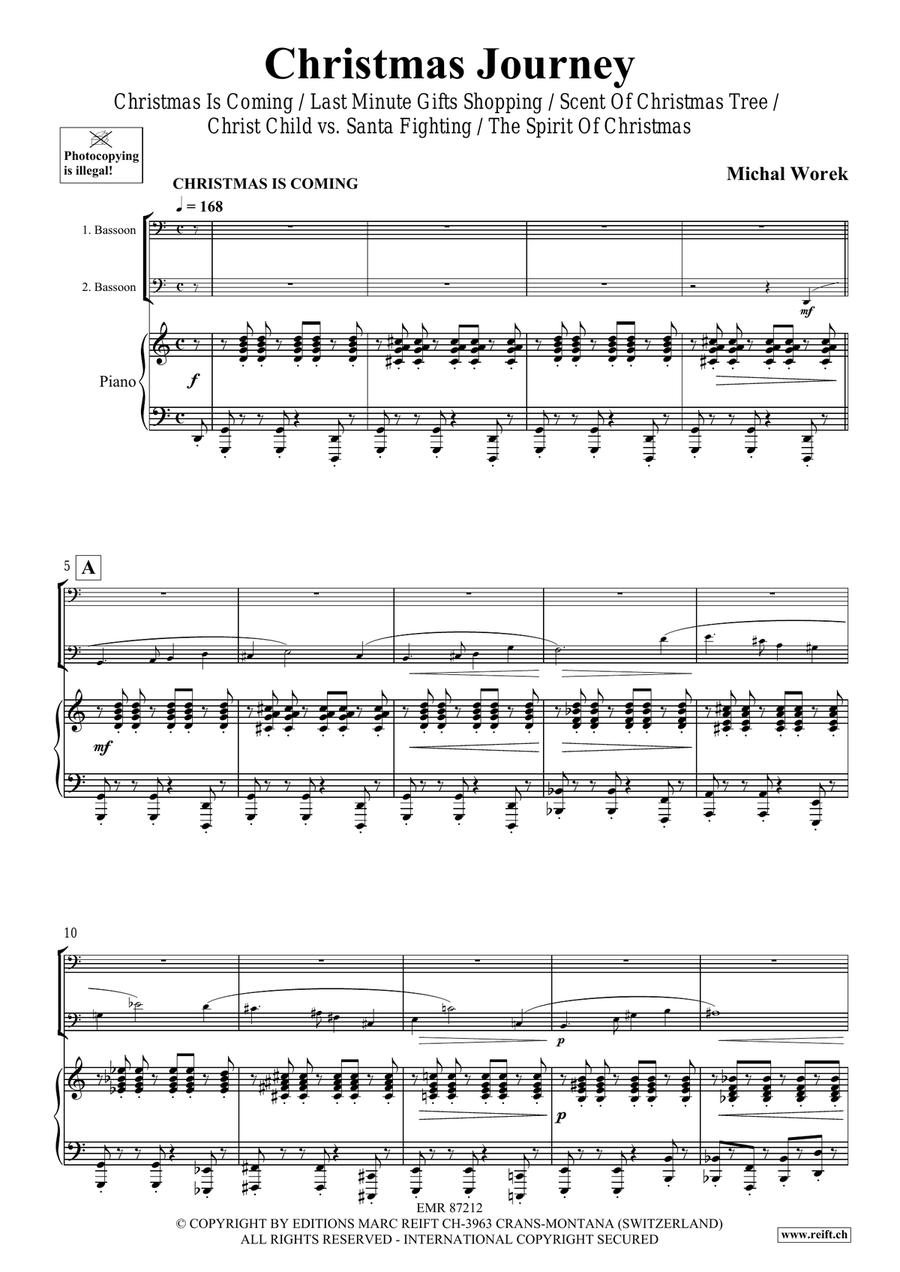 Christmas Journey Christmas Journey Bassoon scores gallery preview page 4