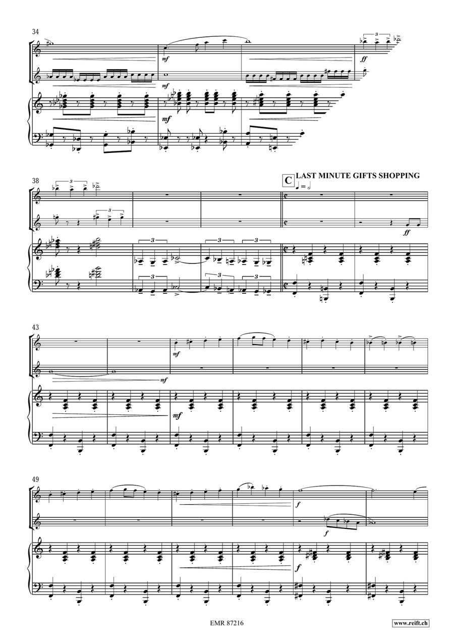 Christmas Journey Christmas Journey Clarinet Duet scores gallery preview page 6