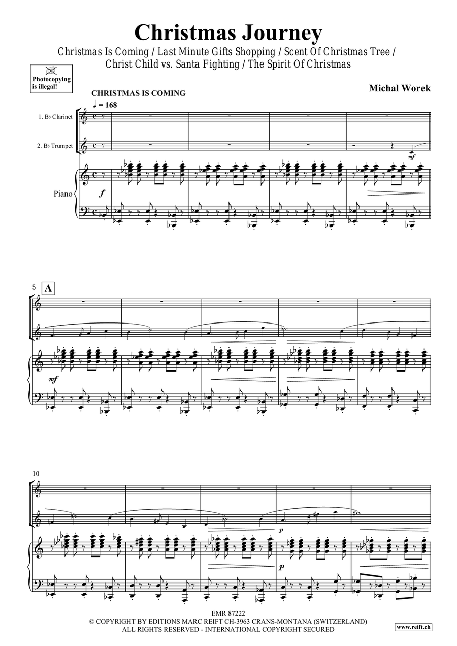 Christmas Journey Christmas Journey Clarinet scores gallery preview page 4