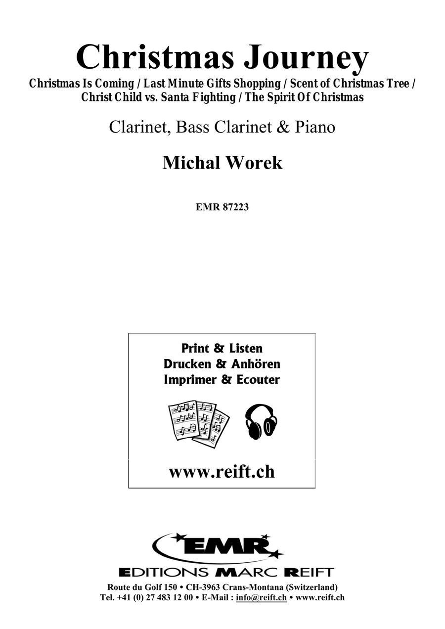 Christmas Journey Christmas Journey Bass Clarinet scores gallery preview page 2