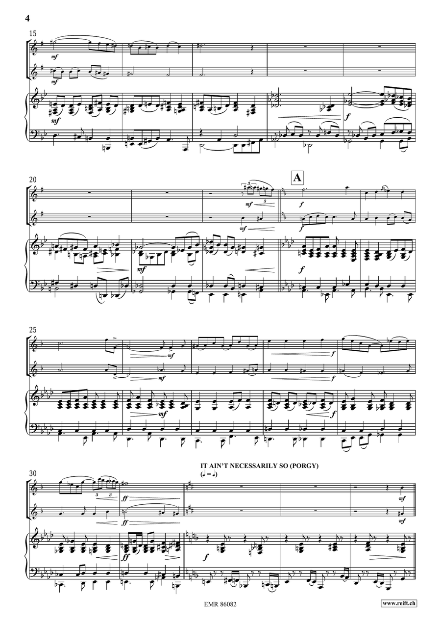 Gershwin Medley Gershwin Medley Alto Saxophone scores gallery preview page 4