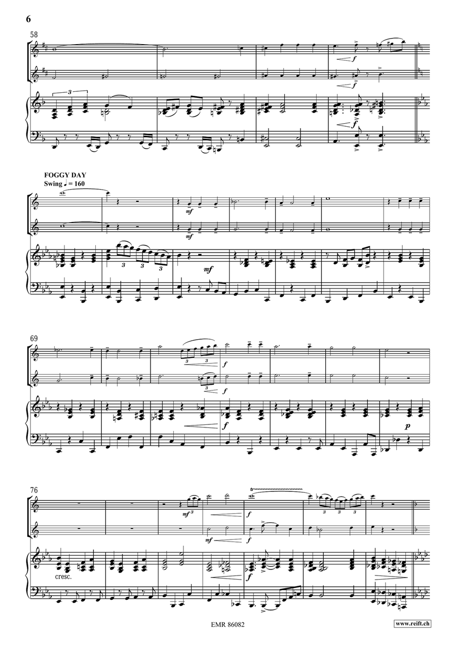 Gershwin Medley Gershwin Medley Alto Saxophone scores gallery preview page 6