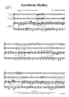 Gershwin Medley Trumpet Duet scores gallery preview page 3