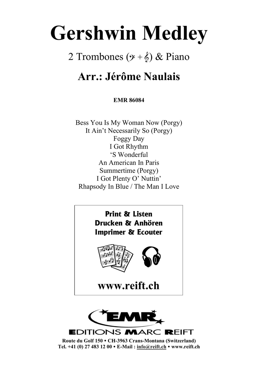 Gershwin Medley Gershwin Medley Trombone Duet scores gallery preview page 2