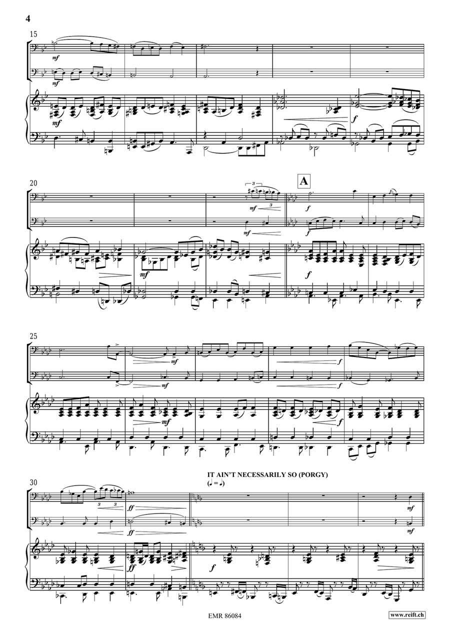 Gershwin Medley Gershwin Medley Trombone Duet scores gallery preview page 4