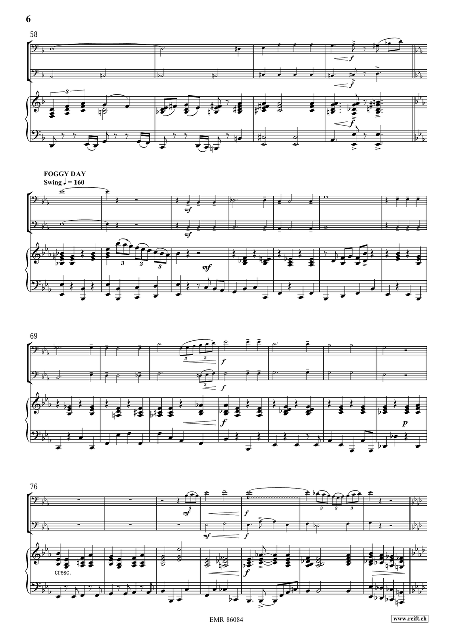 Gershwin Medley Gershwin Medley Trombone Duet scores gallery preview page 6