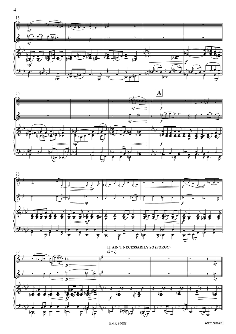 Gershwin Medley by Jerome Naulais Cornet - Sheet Music page 4