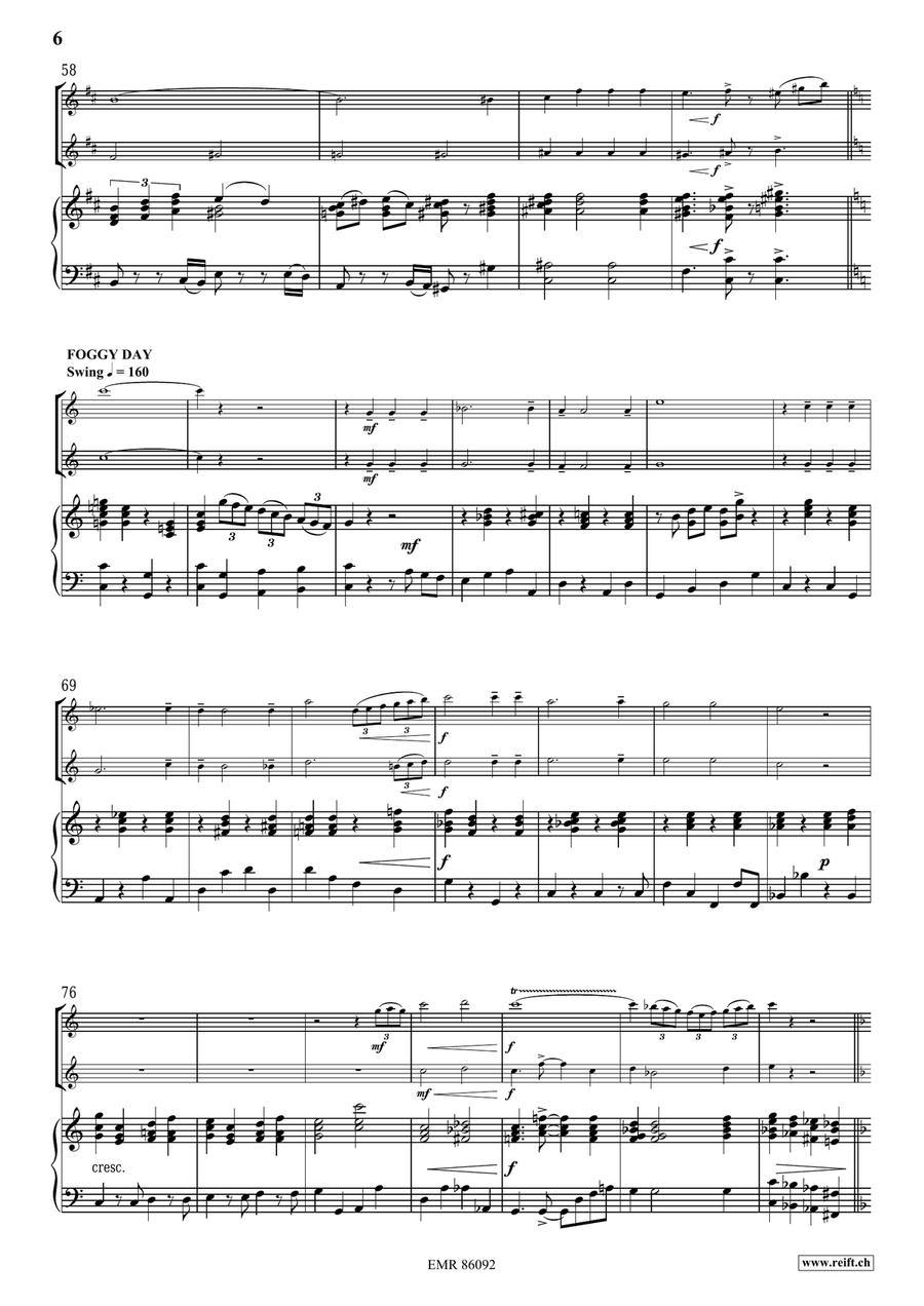 Gershwin Medley Gershwin Medley Flute Duet scores gallery preview page 6