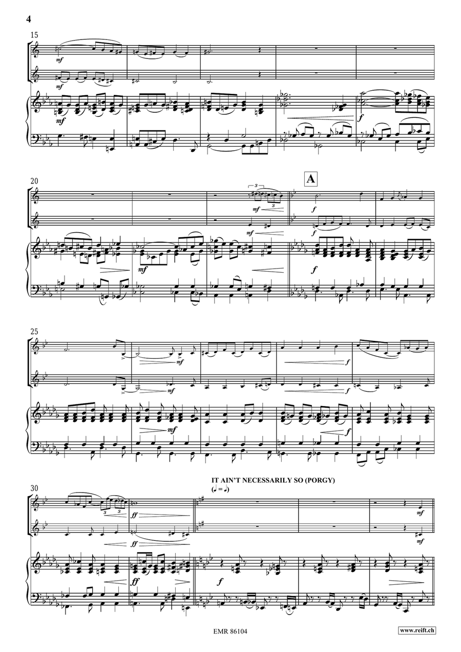 Gershwin Medley Gershwin Medley Horn scores gallery preview page 4