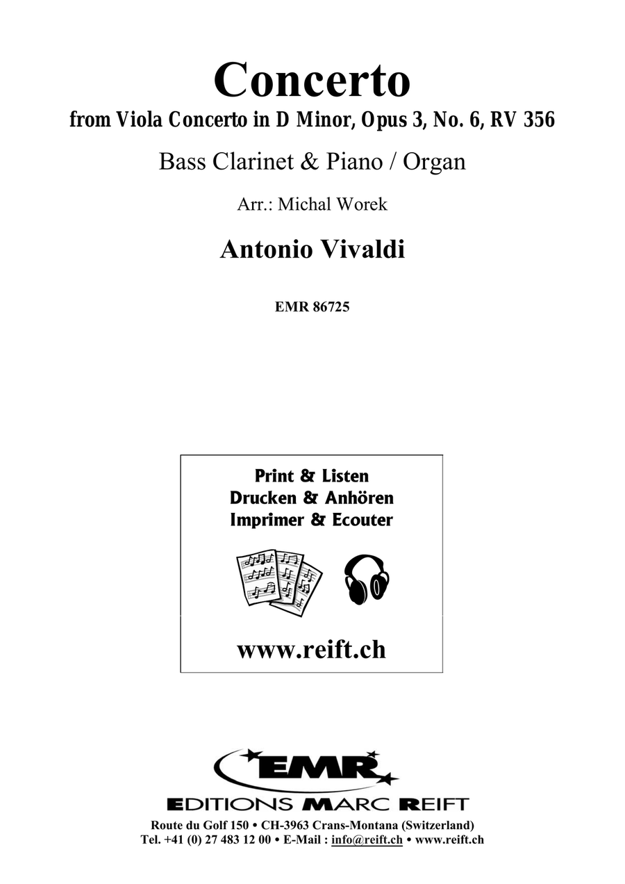 Concerto Concerto Bass Clarinet scores gallery preview page 2
